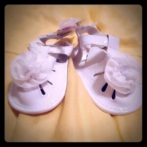 NWT White Carter's Baby Girl Sandals